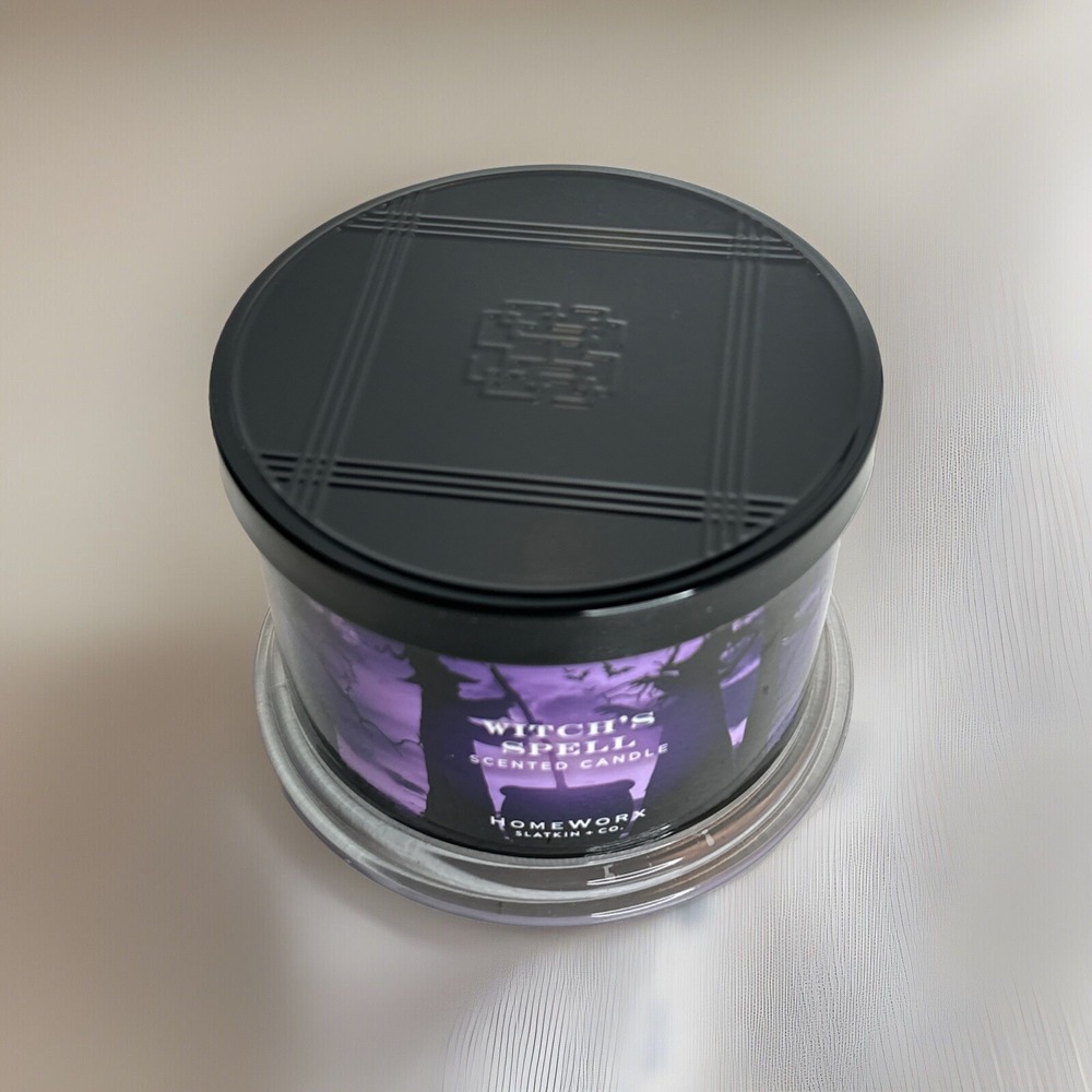 HomeWorx By Slotkin & Co Witch's Spell Scented 14 Oz (3) Wick Candle - Picture 3 of 6